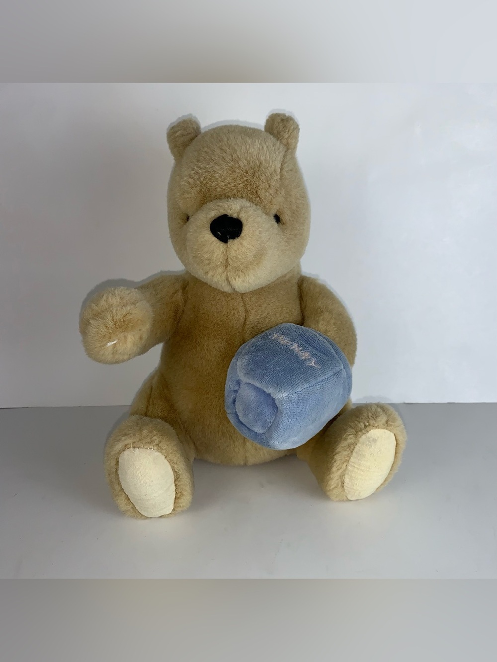 VTG Gund Disney Classic Winnie The Pooh Golden Brown Bear Windup Music Box Toy